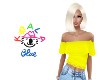 KB Ruffle Top Yellow