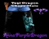 Teal Dragon Chaps-Male
