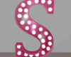 Anim Pink Letter S Sign