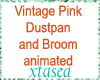 Vintage Pink Dustpan