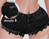 S::.. Black Shorts Fire