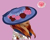 springtime rose hat