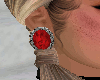 Dark Cherry Earrings