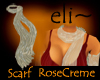 eli~ scarf RoseCreme