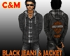 BLACK JEANS + JACKET