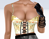 gold fatasia corset