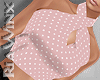 Pink Polkadot Halter Top