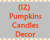 Pumpkins Candles Decor