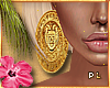 <P>Earrings I Big Gold