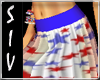 Patriotic Pleated Skirt