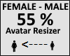 Avatar scaler 55%