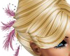 Elegant Feather Updo
