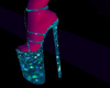 Sapphire Glitter heels