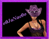 Purlple Cowgirl Hat