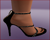 Black Glitter Heels