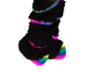 GLOW NEON FUR BOOTS
