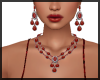 Jewel Set ~ Red/Silver