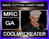 RAVE COTTON CANDY HAIR