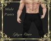 Male pants black