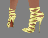 Chic Gold Shoes