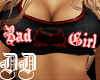 Bad Girl Black/Red Top