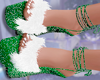 🎄 Santa Green Heels