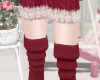 socks santa red