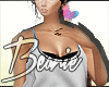 B' Baggy Top Blk/Wht