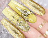 Nails + Gold Rings PNY08