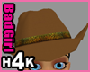 H4K Cowgirl Hat Brown