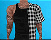 BW Plaid Shirt Tank (M)