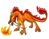 fire dragon dog