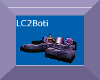 LJC Purple Rose Couch