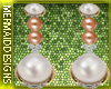 Pearl Orange Earrings