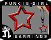(n)punkie star earrings