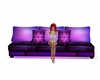 Purple Elegance  Couch