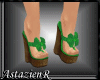 !AR! Green Platform Shoe