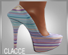 C rainbow heels