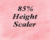 85% Height Scaler