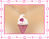 ! pink ice-cream neklace