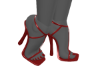 VF val red shiny heels