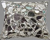 Glam Lux Silver Pillow