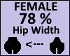 Hip Scaler 78% Female