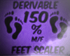 150 % Foot Scaler