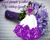 Purple Feather Gown