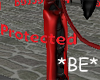 *BE* Protected Sign Red