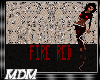 (M)~pvc Fire Red