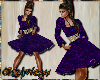 *DL*Retro purple dress