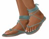 TEAL TWIST SANDALS