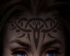 Tribal Forehead Tattoo